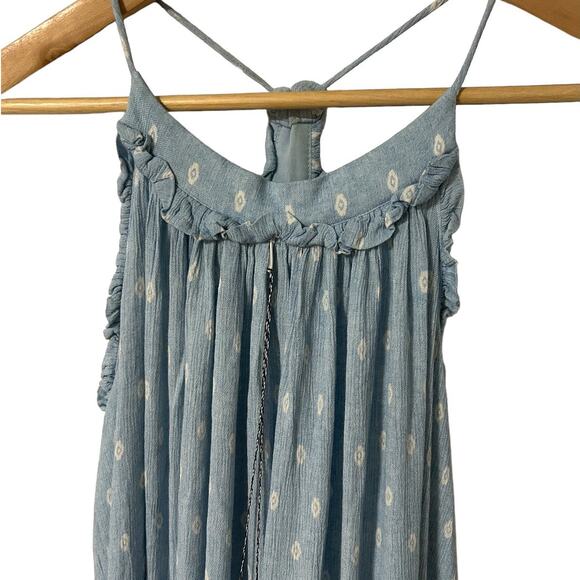 MISA Los Angeles Tassel Blue Maxi Tassle‎ Small Sundress Spring - Picture 7 of 11